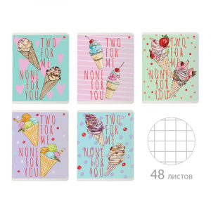 Տետր 48 Էջ քառակուսի - Мороженое