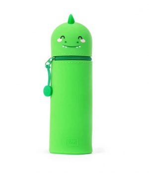 Kawaii  2-In-1 Soft Silicone Pencil Case - Dino