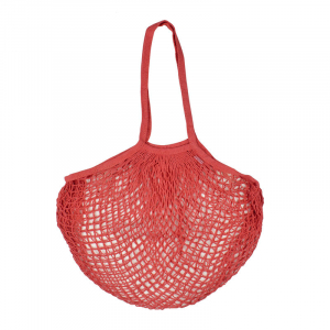 Cotton Mesh Bag - Coral