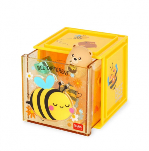 Stackable Desk Storage Box - Cutie Cube - Bee