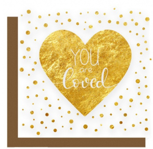 Բացիկ - Small Greeting Card  -  You Are loved - Heart