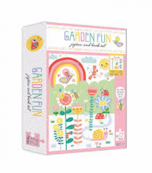 Puzzle & Book Box - Garden Fun