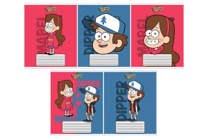 Copybook 18 pages lined - Гравити Фолз