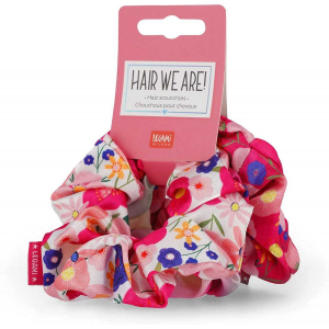 Set Of 3 Hair Scrunchies - Hair We Are! - Flowers