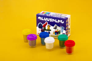 Պլաստիլին 6 գունատուփ 400գր