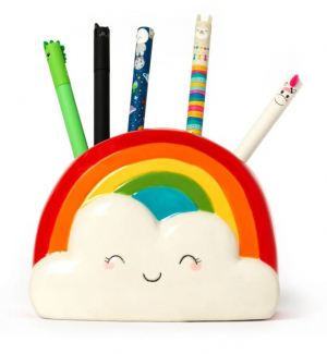 Ceramic Pen Holder - Desk Friends - Rainbow