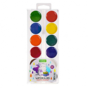 Watercolor 12 colour ECO -Приключения кота Пирожка