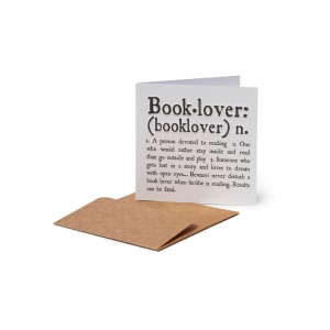 Բացիկ - Small Greeting Card - Book Lov - Book Lover