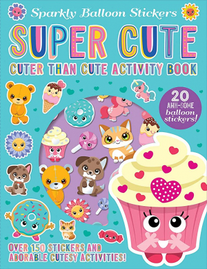 Sparkly Baloon Stickers - Super Cute