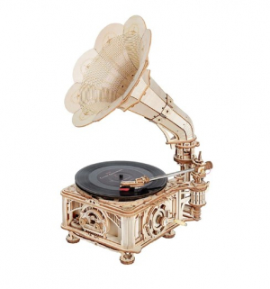 3D Wooden Puzzle - Classical Gramophone