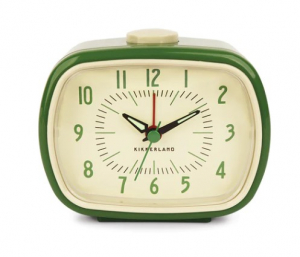Retro Alarm Clock Green