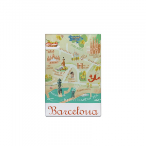 Magnet - Barcelona Map