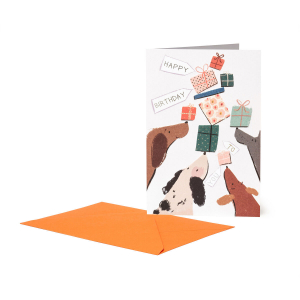 Large Greeting Card - Greeting Card - Dogs