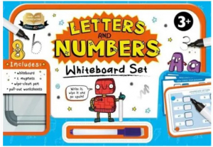 Letters & Numbers Whiteboard Set ( Inc Pen )