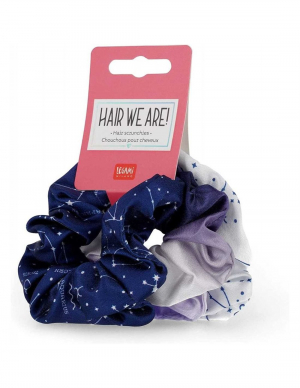 Set Of 3 Hair Scrunchies - Hair We Are! - Stars