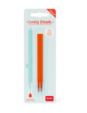 2 Refills Gel Pen L. Friends - Lovely Friends Refill Set - Orange