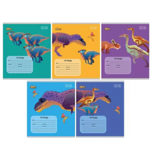 Տետր Мир динозавров - 12 էջ վանդակավոր