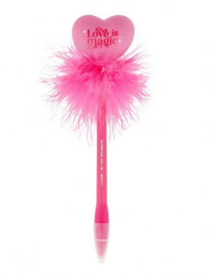Light-Up Heart Ballpoint Pen - Writing Is Magic - Heart