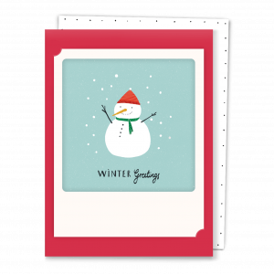 Открытка - Winter Greetings (red)