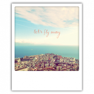 Открытка - Let's Fly Away