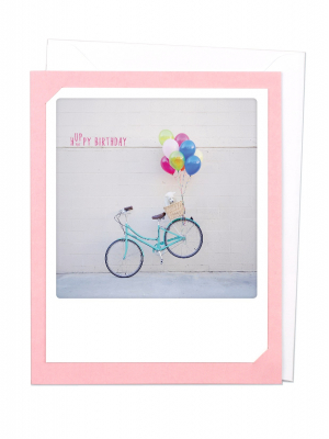 Greeting Card - Huppy Birthday (pink)