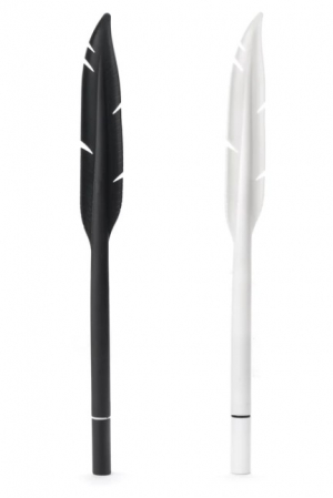 Pen Feather Black/White Assorted