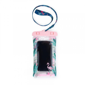 Waterproof Smartphone Pouch - Flamingo