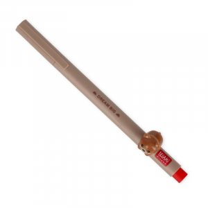 Gel Pen With Animal Decoration - Lovely Friends - Teddy Bear