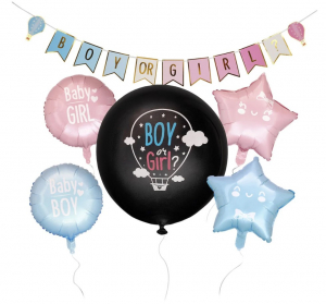 Gender Reveal Party Kit - Pink Or Blue. We Love You