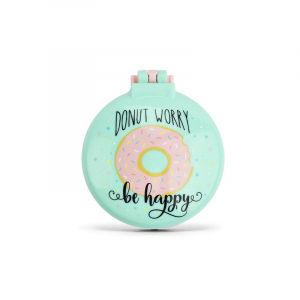 Nice Hair - Hairbrush With Mirror - Donut