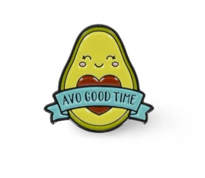 Enamel Metal Pin - Pin Your Style! - Avocado