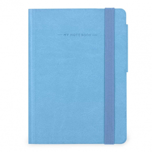 My Notebook - Lined - Small - Retro Blue