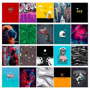 Տետր․ A5 96թ վանդակավոր