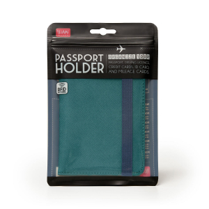 Passport Holder  -  Petrol Blue