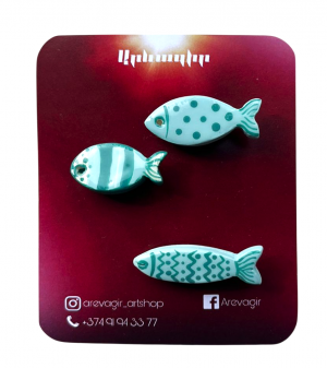 Կրծքազարդ ձկներ (3 հատ)․ Արևագիր