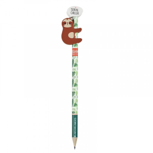 Pencil With Eraser - Serial Chiller - Sloth