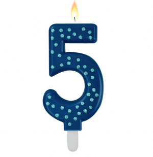 Maxi Cake Candle - Maxi Candle - Blue - 5
