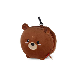 Travel Pillow With Eye Mask - My Travel Buddy - Teddy Bear