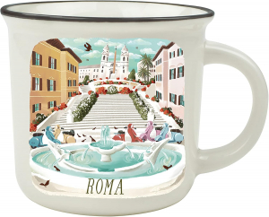 Cup-Puccino - New Bone China Porcelain Mug - Roma