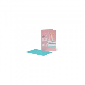 Large Greeting Card - Birhtday Cake - Cake