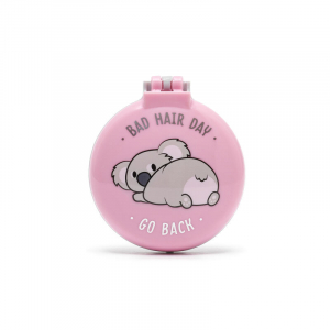 Hairbrush With Mirror - Nice Hair - Pink - Koala