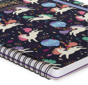 Lined Spiral-Bound Notebook - Spiral Notebook - Large - Unicorn