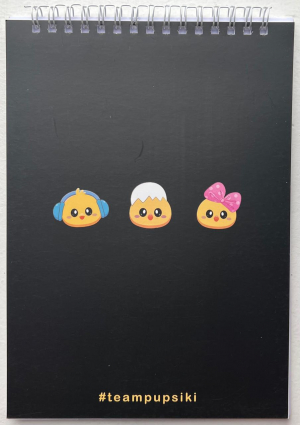 Նոթատետր սև PUPSIK