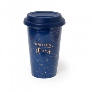 New Bone China Porcelain Mug - Tu Vuò Fa L'Americano - Stars