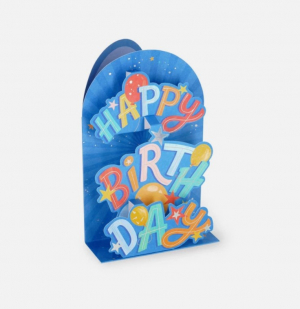Greeting Card - Happy Birthday-HAPPY BIRTHDAY