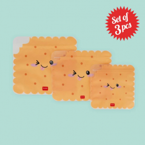 Set of 3 Snack Bags-Cookie