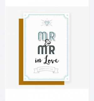 Large Greeting Card - Greeting Card - Mr&Mr