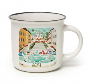 Porcelain Mug - Cup-Puccino - Rome