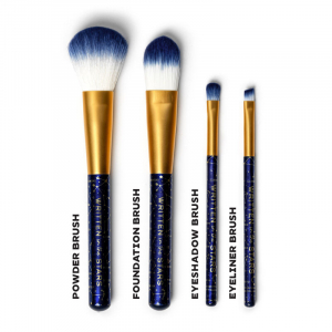 Set Of 4 Makeup Brushes  -  Oh My Glow! - Stars