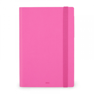 12-Month Diary - 2024 - Medium Daily Diary - Bougainvillea